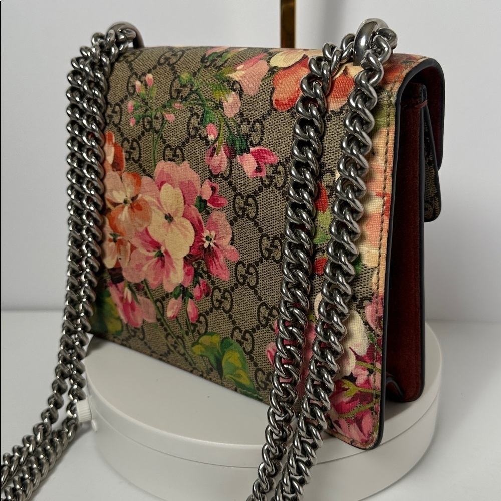 Gucci Dionysus GG Blooms Super Mini Shoulder Crossbody Bag - Picture 13 of 15